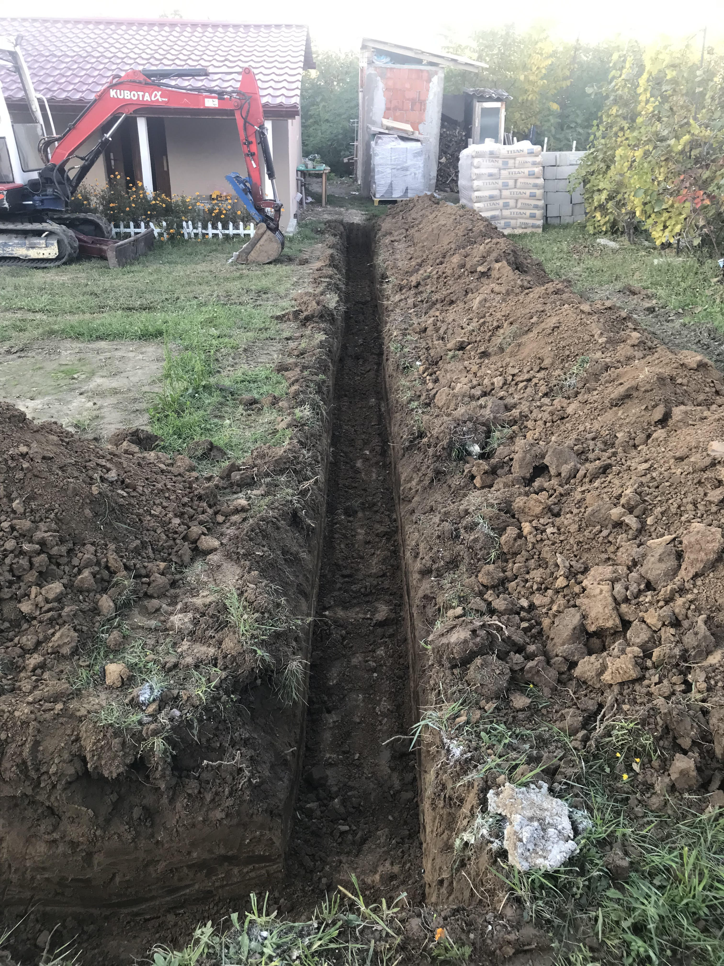 kopanje temelja i kanala